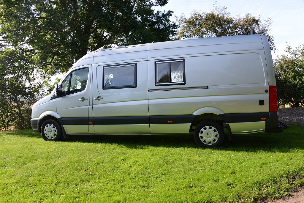 Quality VW Crafter for long wildcamping trips | Quirky Campers