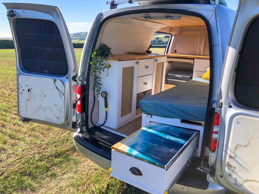 Brand New Bespoke Caddy Maxi Camper ⋆ Quirky Campers