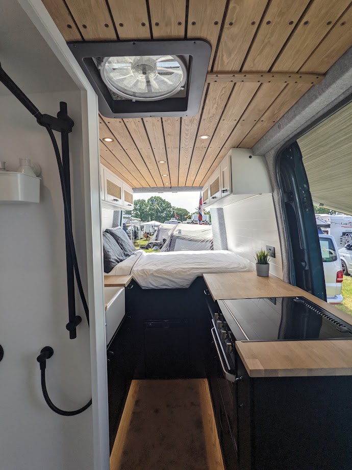 Completely Off Grid Luxury MWB High Top Mercedes Sprinter Conversion ...