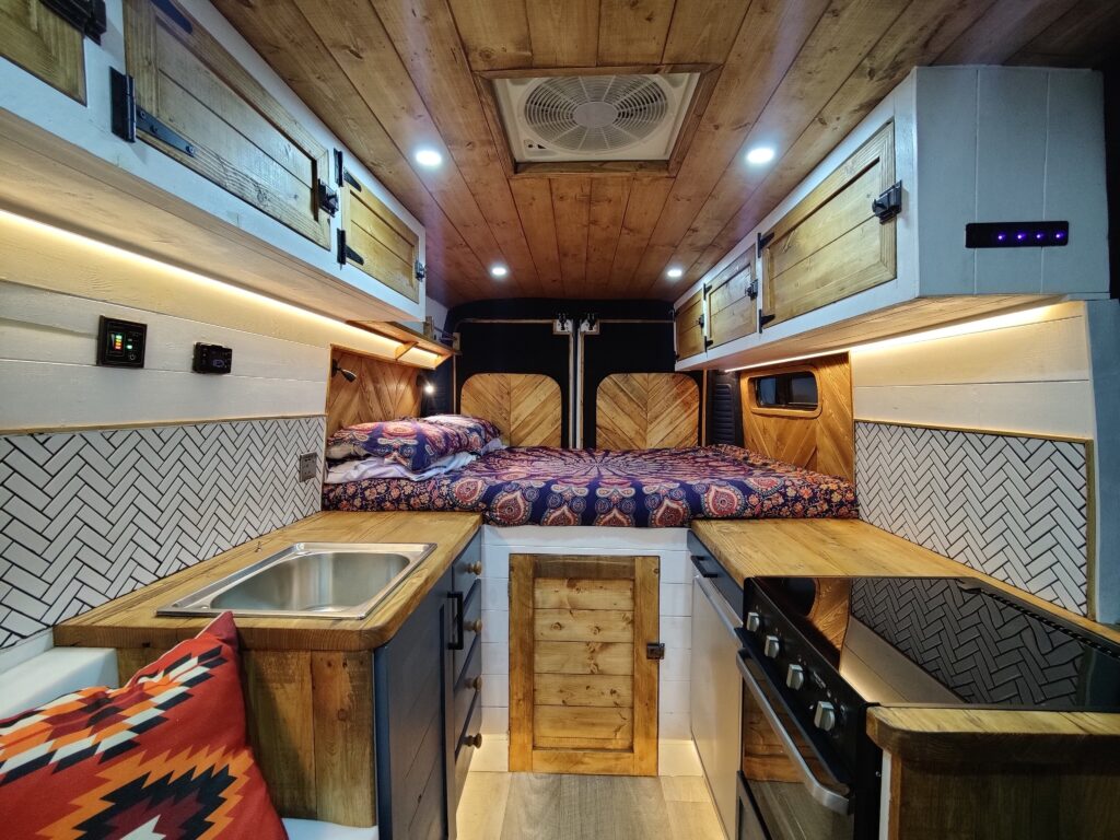 Beautiful WOODEN INTERIOR off grid campervan NEW for 2023 EURO 6