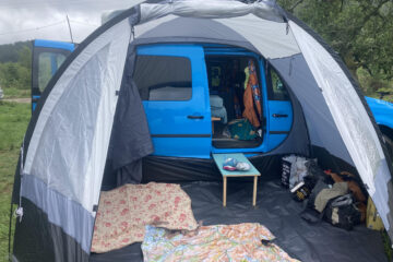 2015 VW Caddy Maxi Micro-camper awning