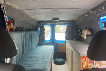 inside of the micro camper