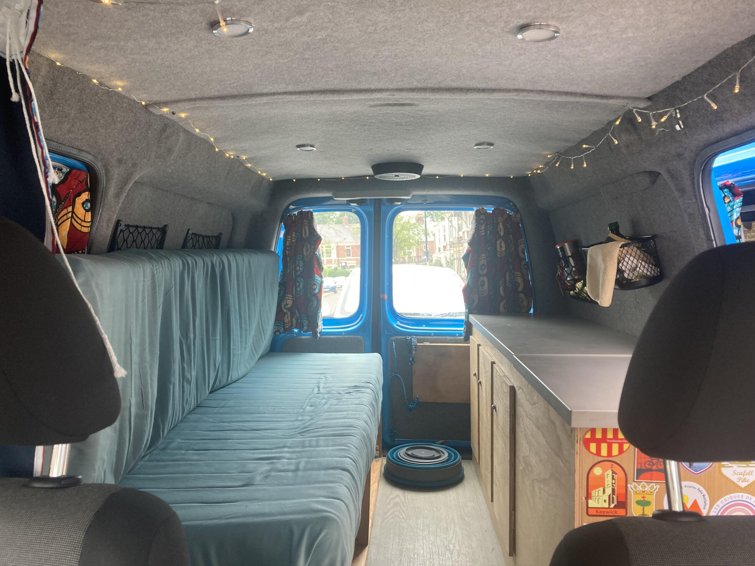 inside of the micro camper